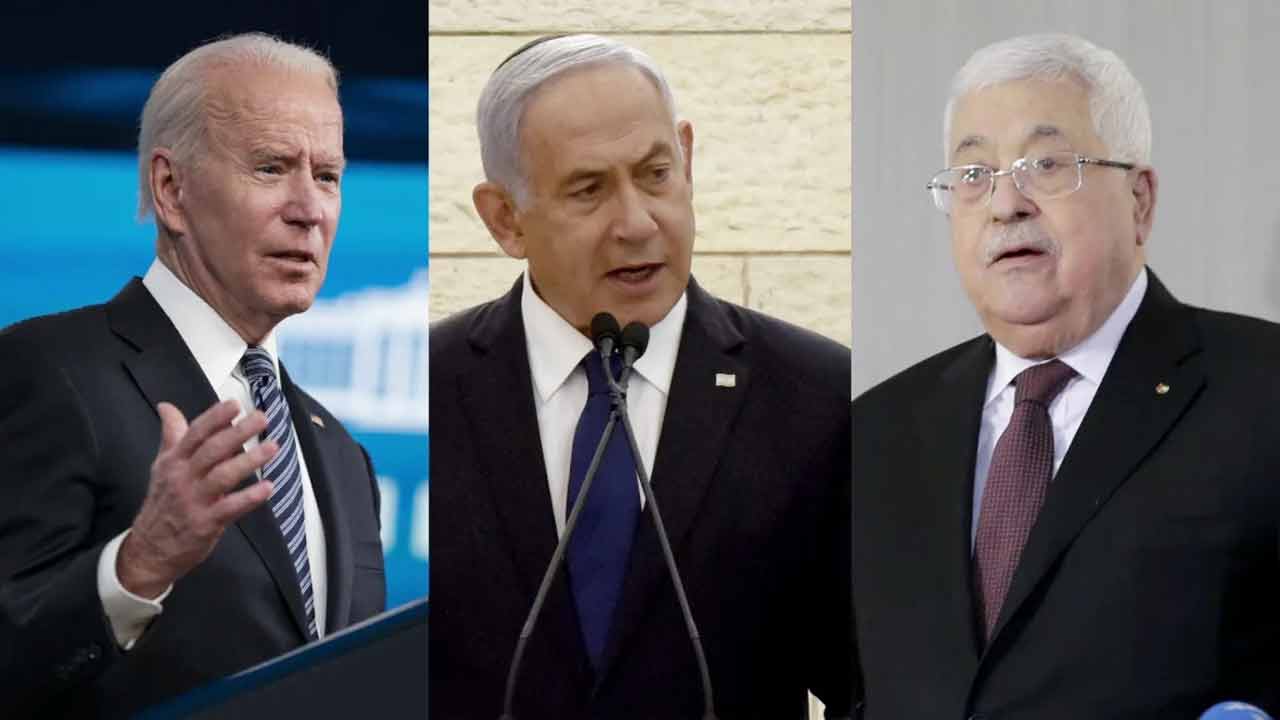 নেতানিয়াহু-আব্বাসের সাথে টেলিফোনে কথা বলেছেন বাইডেন