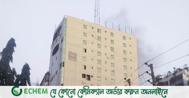 মহাখালীর খাজা টাওয়ারে আগুন, নিয়ন্ত্রণে সাত ইউনিট