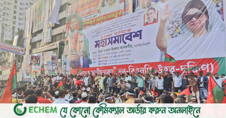 মহাসমাবেশ শুরুর আগেই জনসমুদ্র নয়াপল্টন