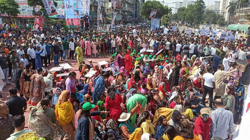 সাংস্কৃতিক অনুষ্ঠানের মধ্য দিয়ে আ. লীগের ‘শান্তি ও উন্নয়ন’ সমাবেশ শুরু