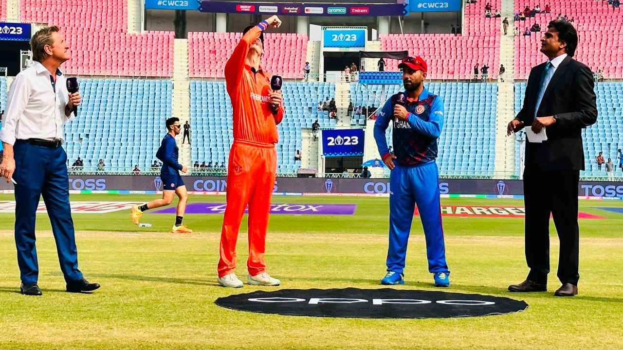 আফগানিস্তানের বিপক্ষে টস জিতে ব্যাটিংয়ে নেদারল্যান্ডস