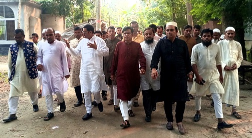 ফরিদপুর - ২ আসনের গ্রামগঞ্জে লাবু চৌধুরীর গণসংযোগ