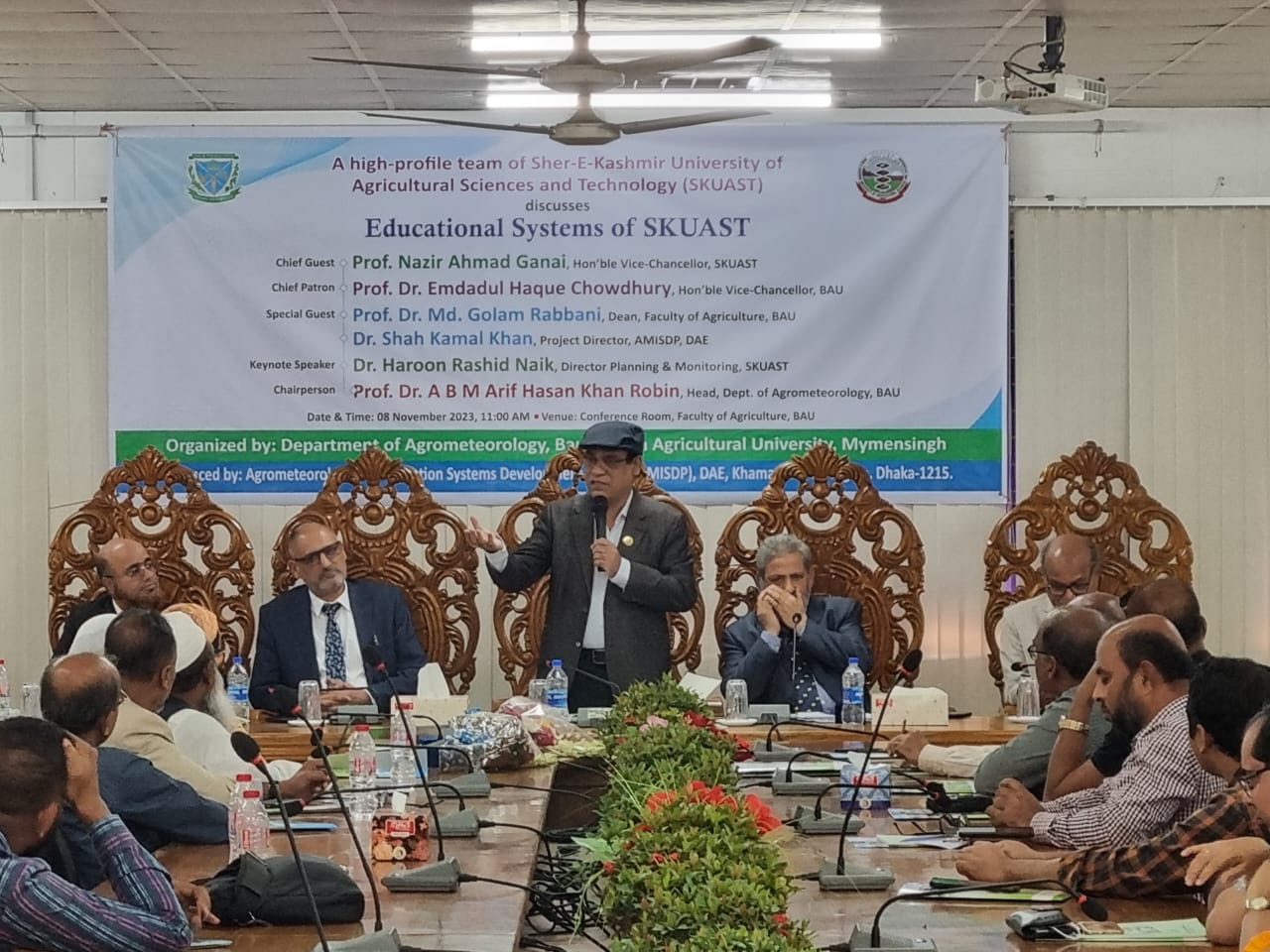 বাকৃবি শিক্ষার্থীদের ইন্টার্নশীপ করাতে চায় ভারতের শের-ই-কাশ্মীর বিশ্ববিদ্যালয়