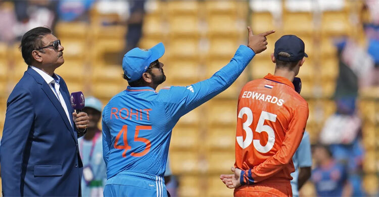 নেদারল্যান্ডসের বিপক্ষে টস জিতে ব্যাটিংয়ে ভারত