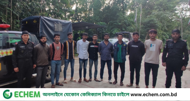 নোয়াখালীতে কিশোর গ্যাংয়ের ৯ সদস্য গ্রেপ্তার