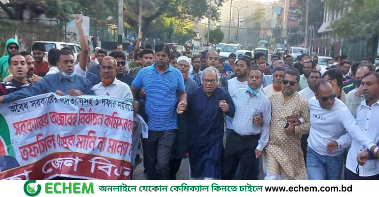 রিজভীর নেতৃত্বে রাজধানীতে বিক্ষোভ মিছিল