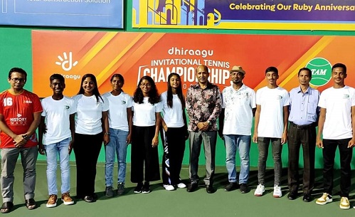 আন্তর্জাতিক টেনিস খেলায় মালদ্বীপে  অংশগ্রহণ করেন বাংলাদেশ