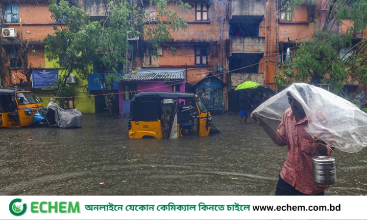 ভারী বৃষ্টিতে চেন্নাইয়ে ৫ জনের মৃত্যু, বিমানবন্দর বন্ধ