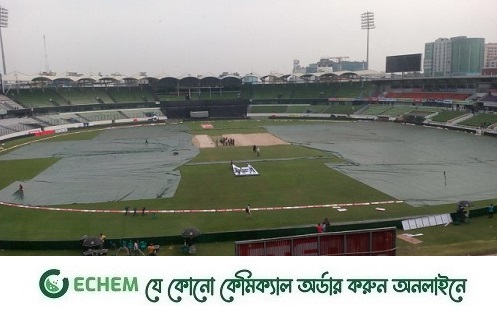 বৃষ্টি থামার নাম নেই, দ্বিতীয় দিনের খেলা পরিত্যক্ত