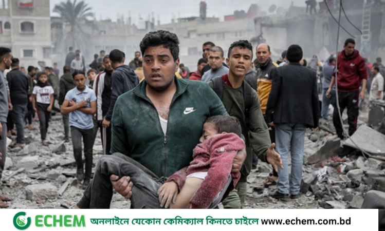 ইসরায়েলি হামলায় গাজায় নিহত ছাড়াল ১৭ হাজারে