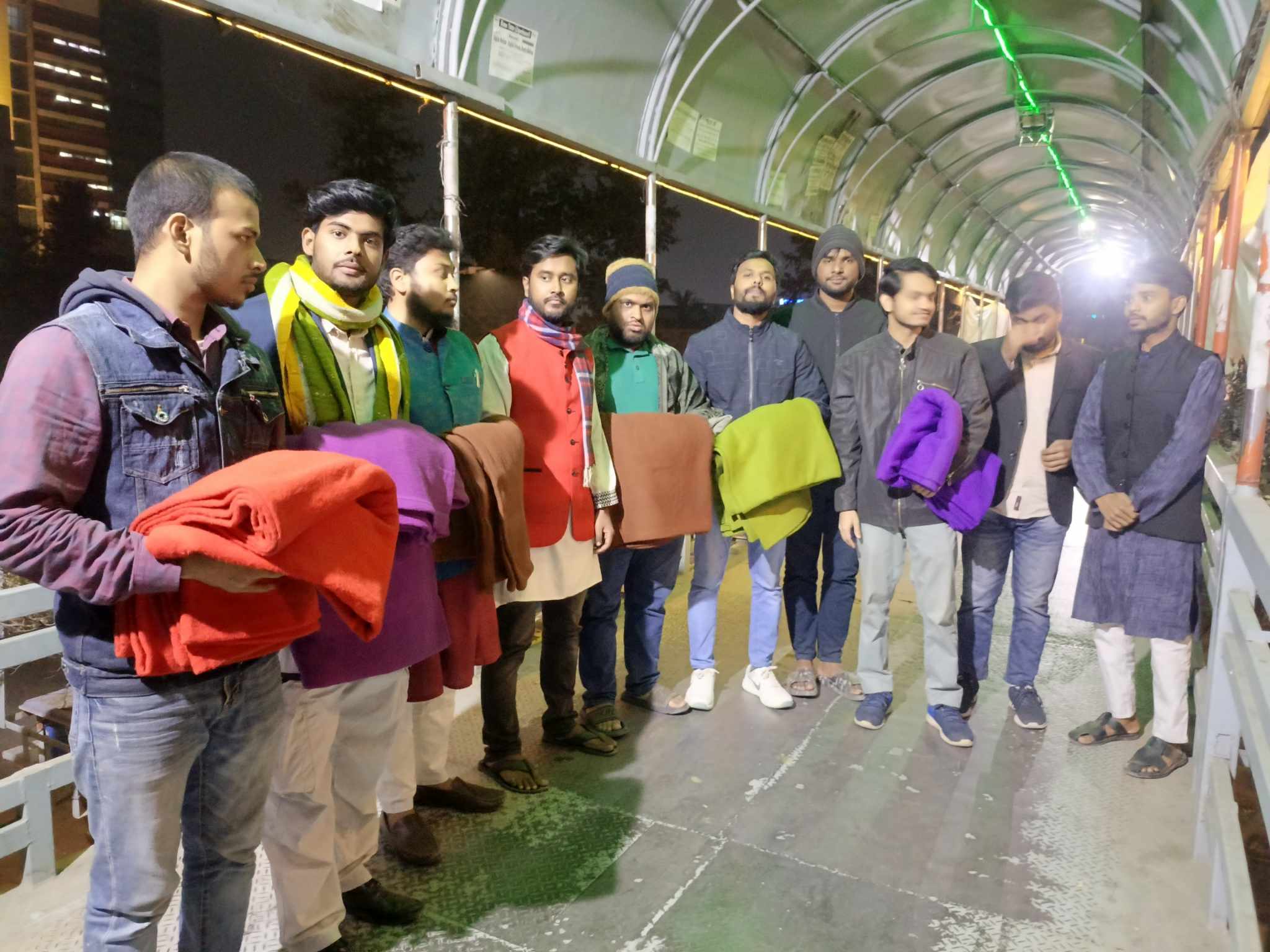 তিতুমীরের জন্মদিন উপলক্ষে ছাত্র অধিকার পরিষদের শীতবস্ত্র বিতরণ