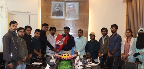 বাকৃবি উপাচার্যের সাথে সাংবাদিক সমিতির সৌজন্য সাক্ষাৎ