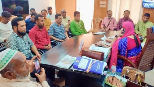 মেলান্দহে নবাগত উপজেলা নির্বাহী কর্মকর্তা সাথে  সাংবাদিকদের মতবিনিময়