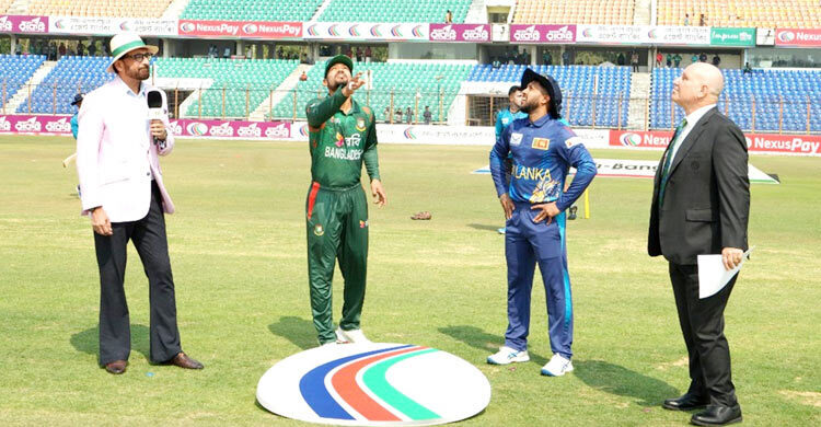 দ্বিতীয় ওয়ানডেতে টস হেরে ব্যাটিংয়ে বাংলাদেশ