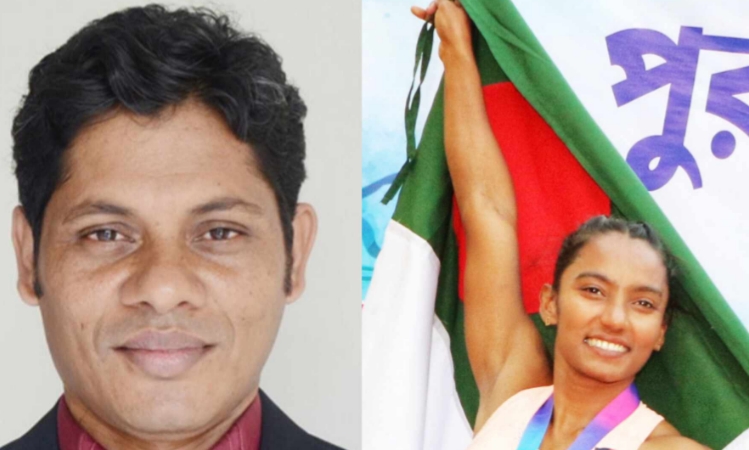 দেশসেরা কোচ-অ্যাথলেট যবিপ্রবির কাফি-শিরিন