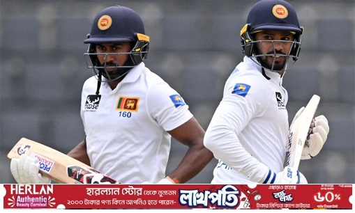 ধরা-ছোঁয়ার বাইরে শ্রীলঙ্কা, ধনঞ্জয়ার সেঞ্চুরি