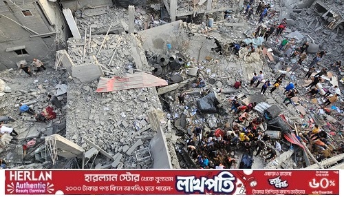 গাজায় ৭৬ জনের প্রাণহানি, নিহত বেড়ে ৩২৫০০