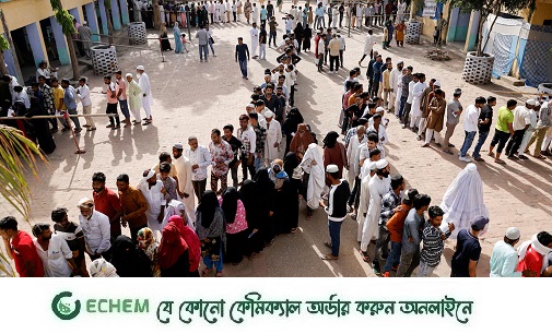 দ্বিতীয় দফার ভোটগ্রহণ শুরু হয়েছে