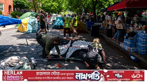 হোয়াইট হাউসের আহ্বান ক্যাম্পাসে শান্তিপূর্ণ প্রতিবাদের