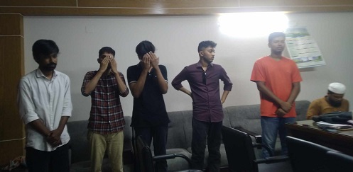 শেকৃবির নবাব হলে মাদকসহ আটক ৫