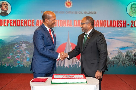 মালদ্বীপে বাংলাদেশের স্বাধীনতা ও জাতীয় দিবস উপলক্ষ্যে সংবর্ধনা