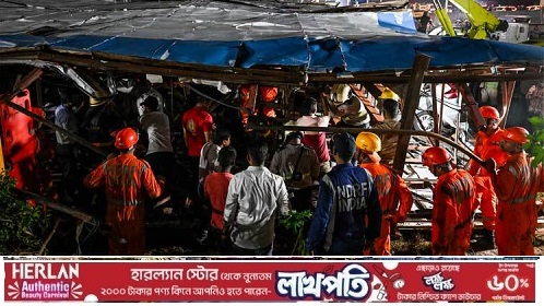 মুম্বাইয়ে বিলবোর্ড ধস: নিহত বেড়ে ১২, আহত ৬০