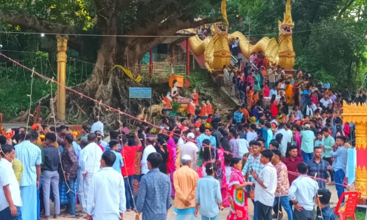 রামুতে  বুদ্ধ পূর্ণিমা উদযাপিত