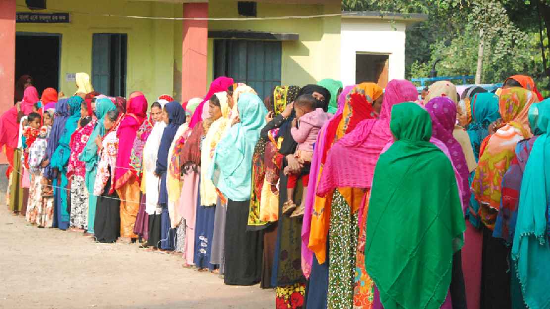 তৃতীয় ধাপে ৮৭ উপজেলায় ভোটগ্রহণ চলছে