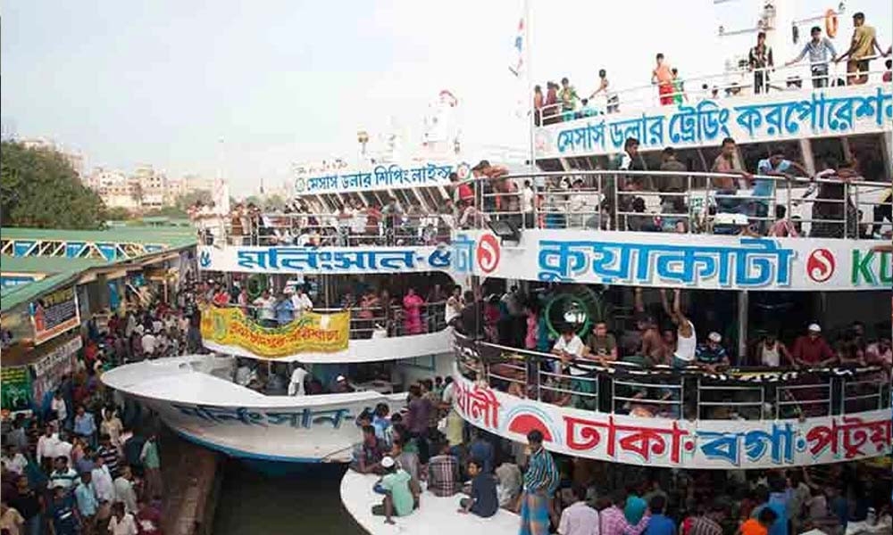 চিরচেনা সেই চাপ নেই সদরঘাটে