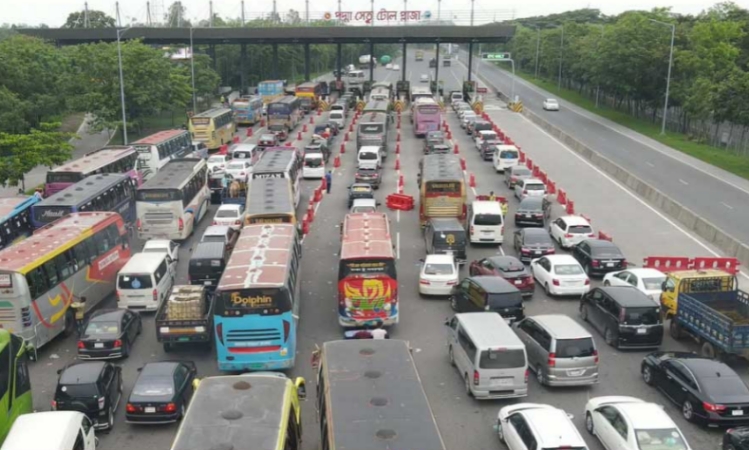 পদ্মা সেতুতে একদিনে টোল আদায়ের দ্বিতীয় সর্বোচ্চ রেকর্ড