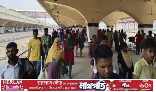 ছুটি শেষে ফিরতি যাত্রীদের চাপ বাড়বে আরো দুদিন পর