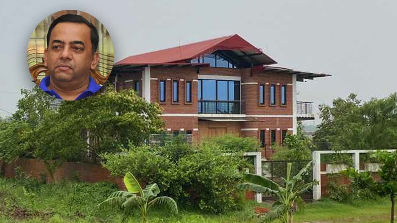 নারায়ণগঞ্জে বেনজীরের বাগানবাড়ি জব্দ