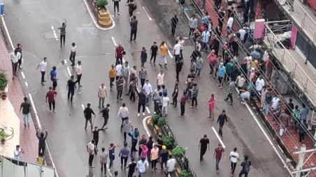 সিলেটে বিক্ষোভকারীদের সঙ্গে পুলিশের সংঘর্ষ