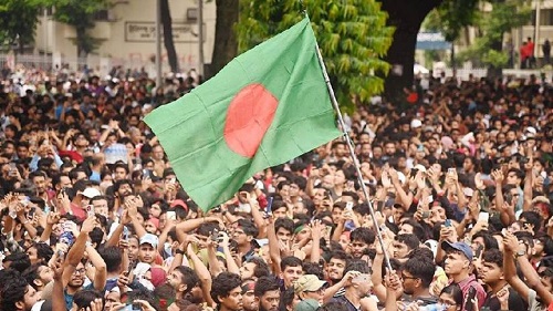 আজ ‌'মার্চ টু ঢাকা', ছাত্র জনতার রাজপথে অবস্থান