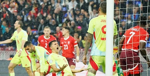 সুইজারল্যান্ডকে উড়িয়ে দিলো স্পেন