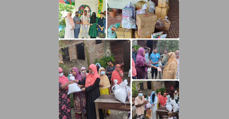 বন্যার্ত পরিবার, শিক্ষার্থী ও কৃষকদের পাশে কুবি'র বিপ্লবী সুনীতি-শান্তি হলের শিক্ষার্থীরা