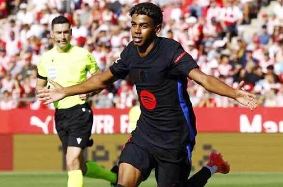 জিরোনাকে তাদেরই মাঠে নাস্তানাবুদ করে ছাড়লেন ইয়ামাল