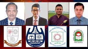 চার বিশ্ববিদ্যালয়ে নতুন উপাচার্য