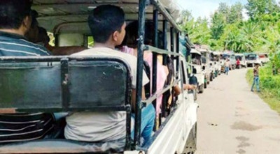 চারদিন পর সাজেকে আটকে পড়া পর্যটকরা ফিরছেন