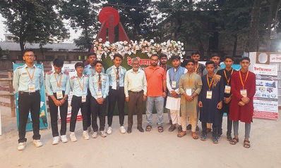 বেরোবি শিক্ষকদের ইনকিলাব বইমেলা পরিদর্শন