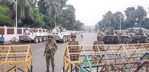 বঙ্গভবনের নিরাপত্তা জোরদার, কাঁটাতারের বেড়া