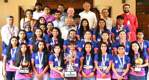 সাফজয়ীদের সংবর্ধনা দিলেন প্রধান উপদেষ্টা