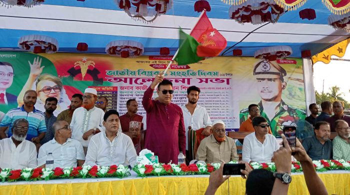 শরণখোলায় জাতীয় বিপ্লব ও সংহতি দিবসে নেতাকর্মীর ঢল