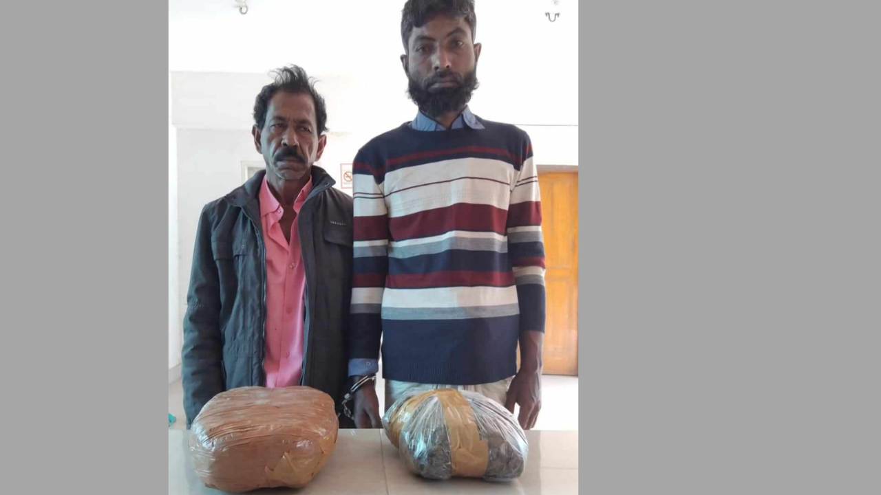 বকশীগঞ্জে তিন কেজি গাঁজাসহ দুই মাদক ব্যবসায়ী গ্রেফতার