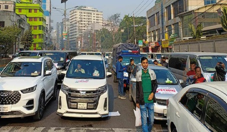 নয়াপল্টন থেকে বিএনপি'র তিন সংগঠনের লংমার্চ শুরু