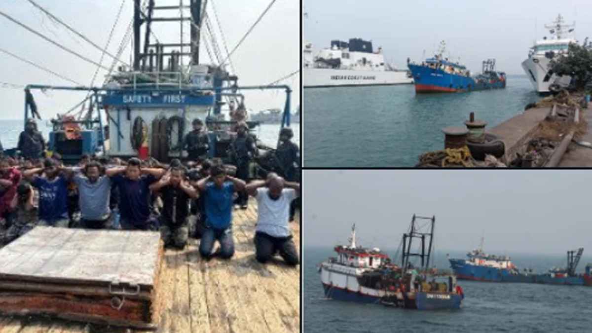 আটক ৭৮ বাংলাদেশি নাবিকের ছবি প্রকাশ করল ভারতীয় কোস্টগার্ড
