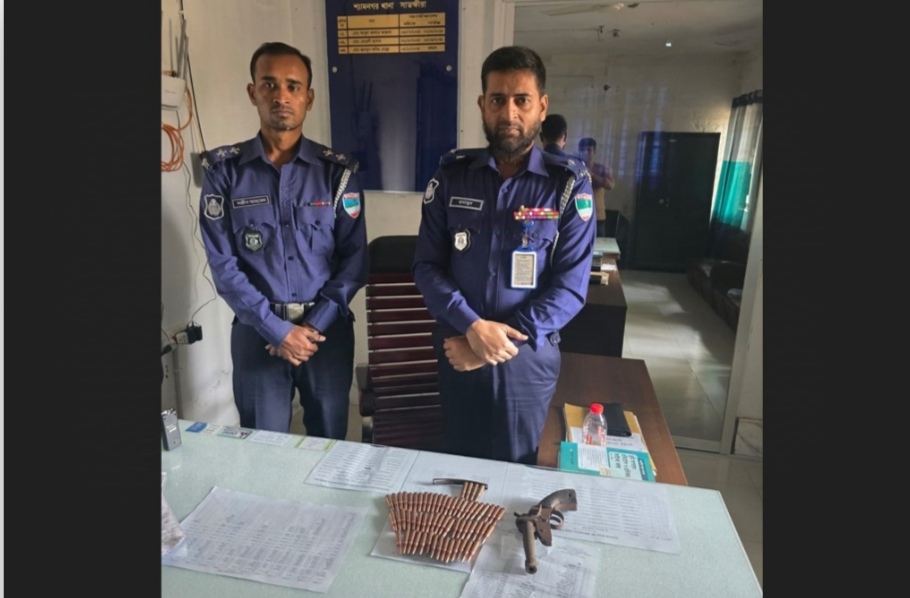 শ্যামনগরে পুলিশি অভিযানে ওয়ান শুটার গানসহ ৬০ রাউন্ড গুলি উদ্ধার