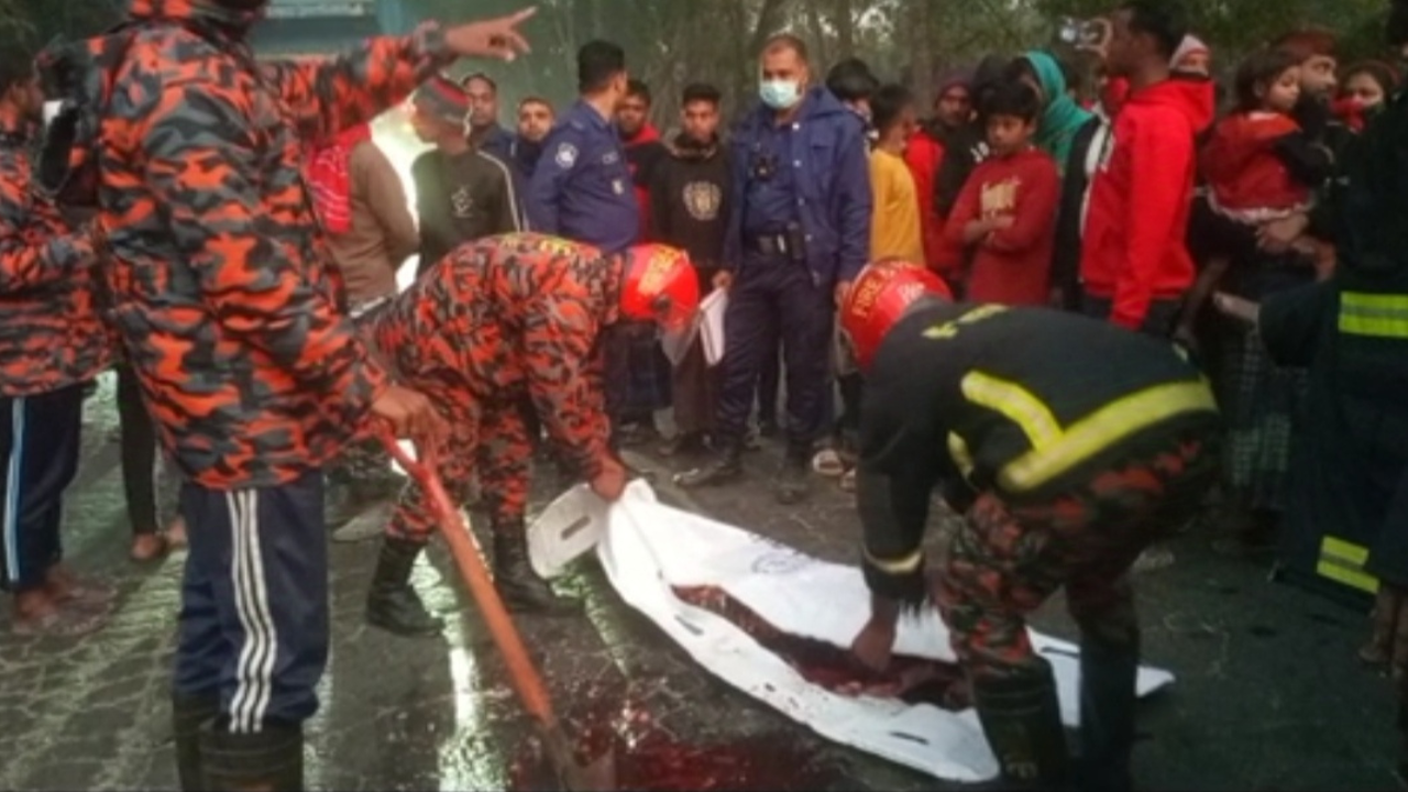 মধুখালীতে বাস থেকে পড়ে নারী যাত্রীর মৃত্যু