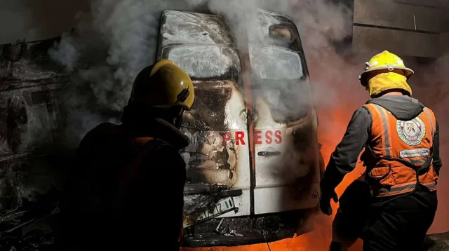 গাজায় ইসরাইলের বিমান হামলা, ৫ সাংবাদিক নিহত