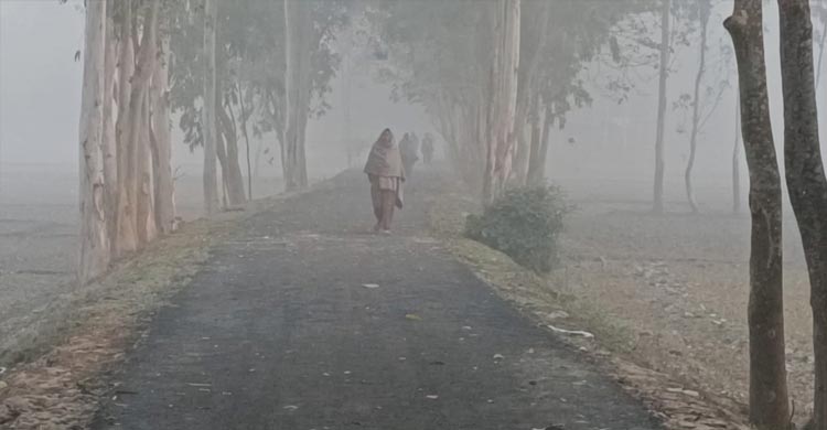 কুয়াশায় ঢেকেছে কুড়িগ্রাম, সামনে শৈত্যপ্রবাহ